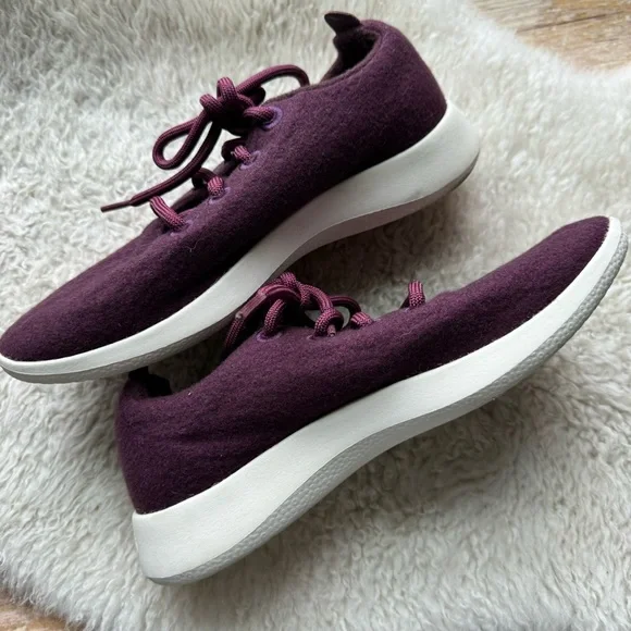 Allbirds Women’s Merino Wool Running Shoe in Berry Purple - Picture 12 of 12